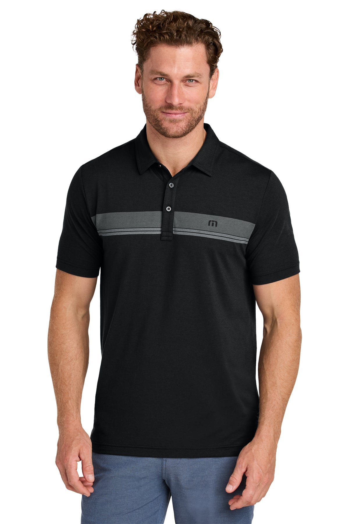 TravisMathew Glenview Stripe Polo