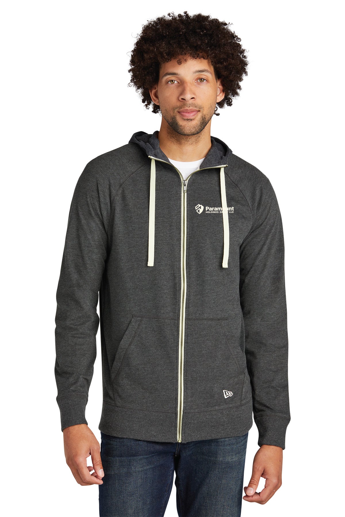 New Era® Sueded Cotton Blend Full-Zip Hoodie